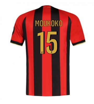 OGC Nice Youssoufa Moukoko #15 Hemmatröja 2024-25 Kortärmad